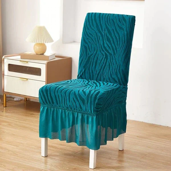 Premium Zabra Velvet Chair Cover